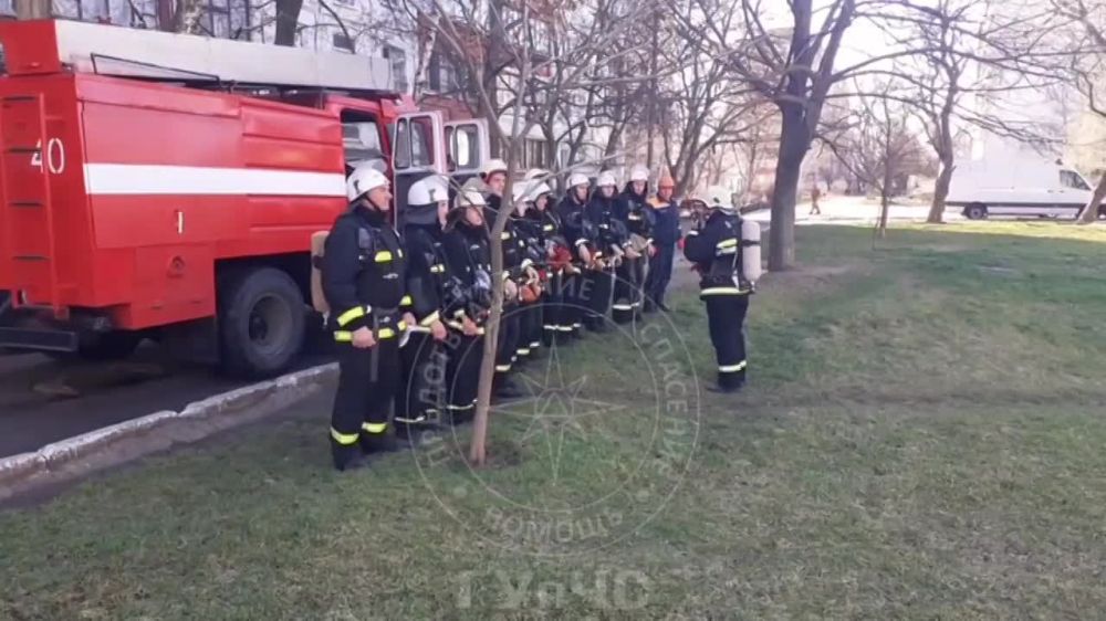 Пожарные учения в Первомайске