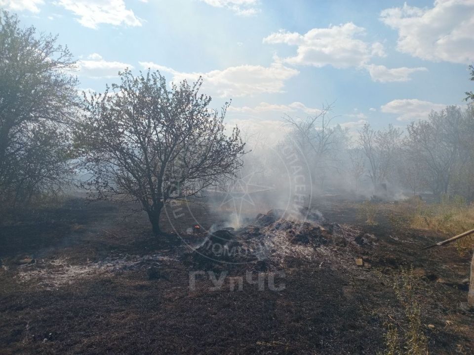 Искры от болгарки, упавшие на сухую траву, привели к пожару Искры от болгарки, упавшие на сухую траву, привели к пожару