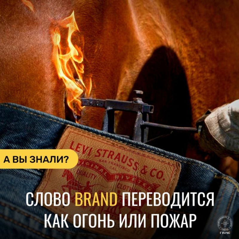 #ЭтоИнтересно: Слово brand переводится как «огонь» или «пожар» #ЭтоИнтересно: Слово brand переводится как «огонь» или «пожар»