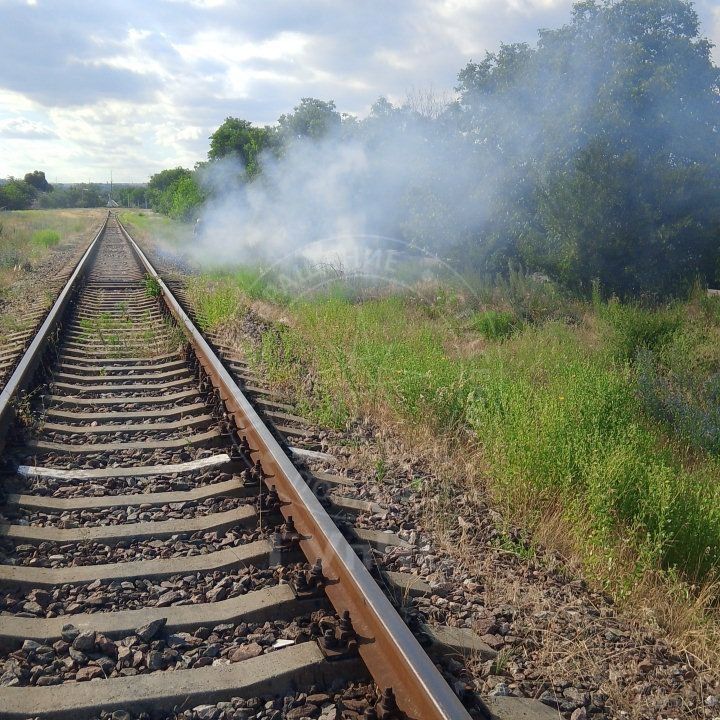 Пожары сухой травы продолжаются