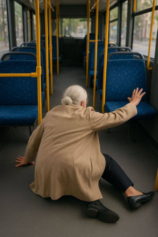 Пенсионерка упала в троллейбусе