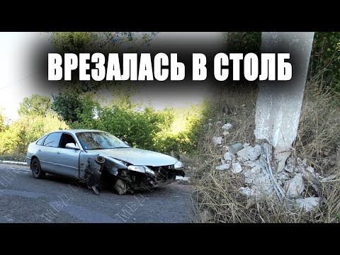 В Рыбницком районе произошло ДТП: «Мазда» врезалась в столб, пострадали две женщины