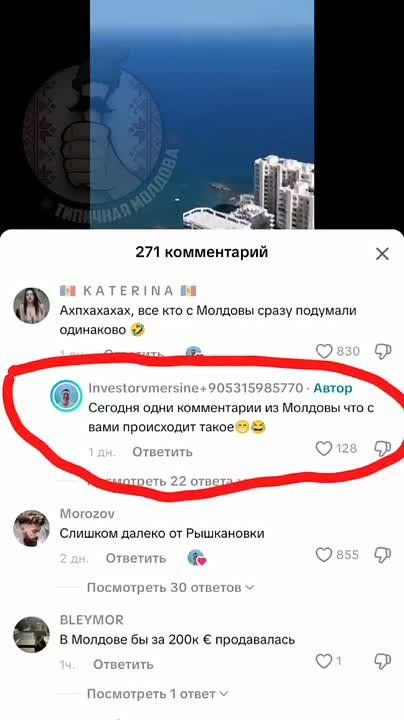 Жители Молдовы захватили комментарии иностранных риэлторов
