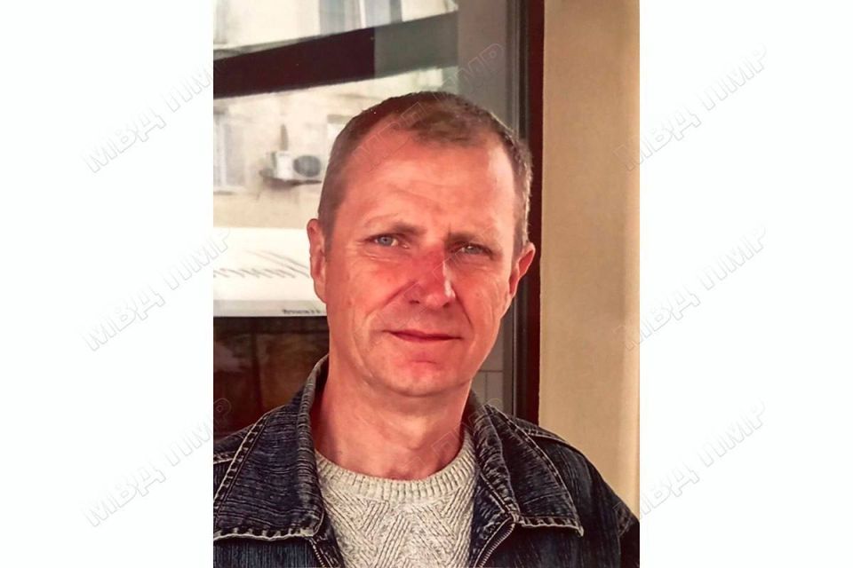 УВД Тирасполя разыскивает без вести пропавшего Александра Полевого, 53 года