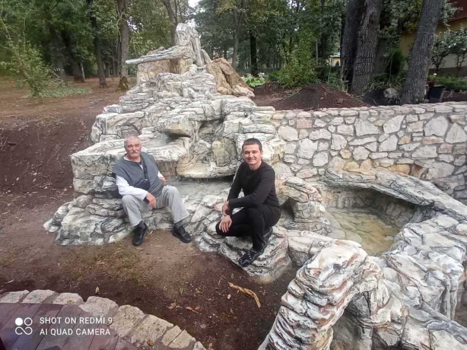 В монастыре Иоанна Предтечи в Строенцах (Рыбницкий район) сегодня запустили каскадный водопад