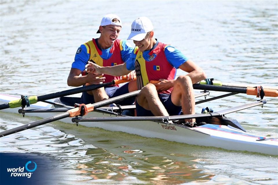 Никита Наумчук и Артем Бурлак заняли 5-е место на чемпионате Европы по академической гребле U23