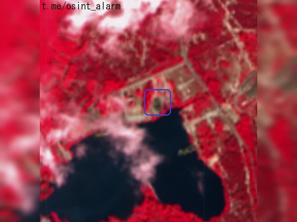Удар по территории предприятия в н.п.Вилково, Одесской области в ночь на 10 сентября 2025г