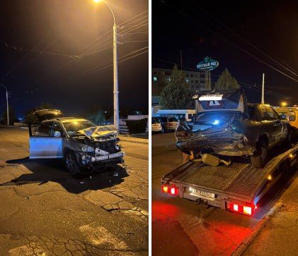 Жёсткое ДТП произошло сегодня ночью в Бендерах на БАМе