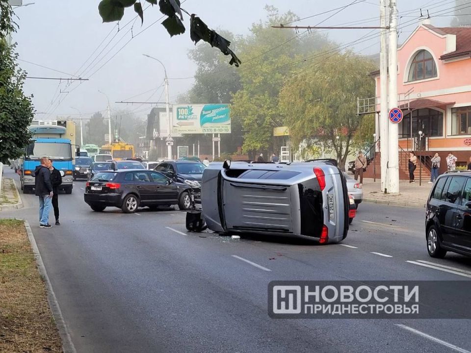 Жёсткая авария на Бородинке в Тирасполе