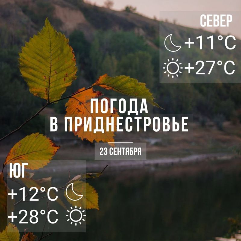 Утром местами туман. Днём – до +28°С