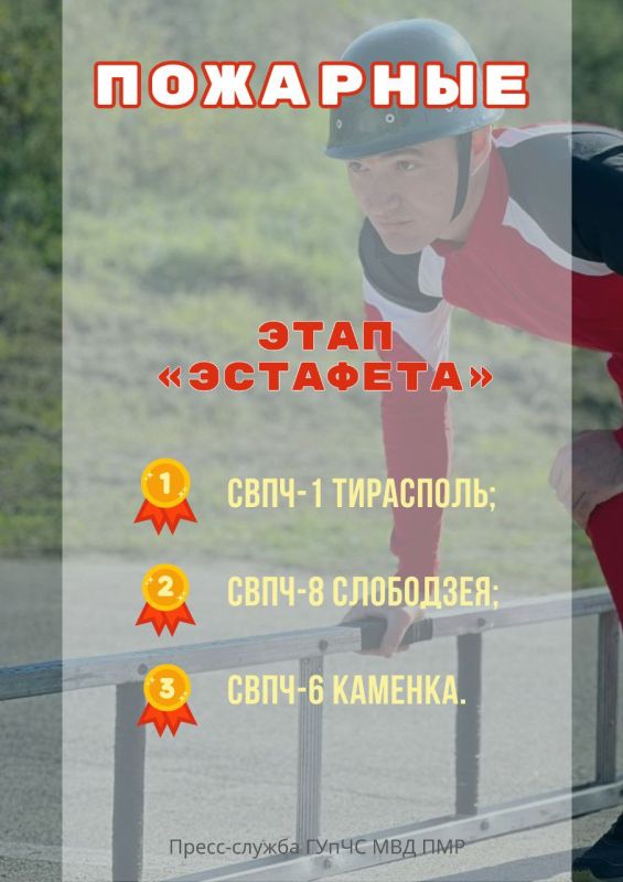 По итогам первого дня в общекомандном зачёте у пожарных лидирует команда из Тирасполя По итогам первого дня в общекомандном зачёте у пожарных лидирует команда из Тирасполя