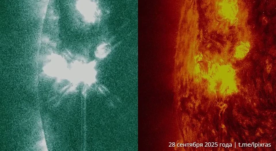 Самая крупная вспышка за последние 3 месяца произошла вчера на Солнце