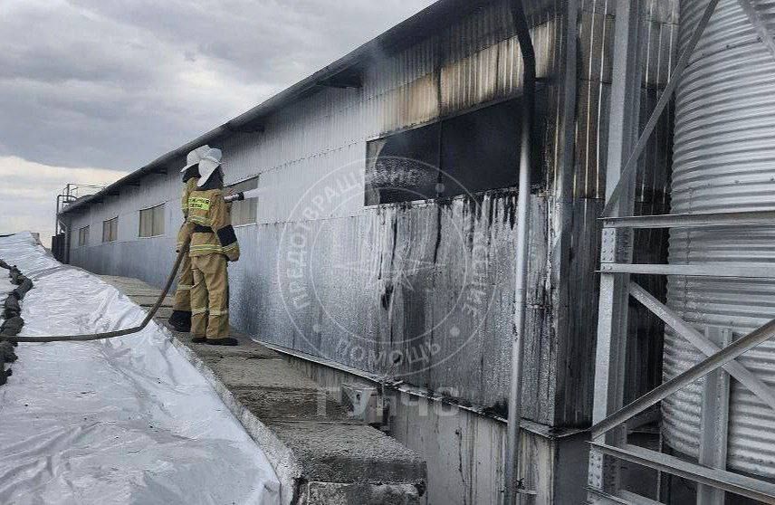 Пожар в Зозулянах. Днём, 29 сентября, на территории животноводческого комплекса загорелась электрощитовая в операторской кормоцеха Пожар в Зозулянах. Днём, 29 сентября, на территории животноводческого комплекса загорелась электрощитовая в операторской кормоцеха