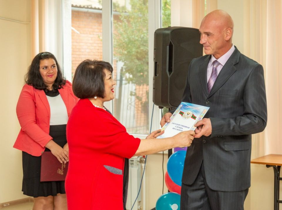 25 сентября в ГУ «Республиканский спортивный реабилитационно-восстановительный центр инвалидов» прошло торжественное вручение наград, приуроченное Дню работника физической культуры и спорта 25 сентября в ГУ «Республиканский спортивный реабилитационно-восстановительный центр инвалидов» прошло торжественное вручение наград, приуроченное Дню работника физической культуры и спорта