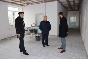 Как идёт ремонт слободзейской поликлиники, проверил глава района Василий Тищенко