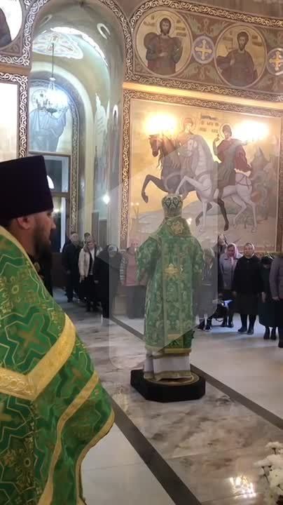 В День рождения Бендер архиепископ Савва провёл праздничное богослужение в храме святого князя Александра Невского