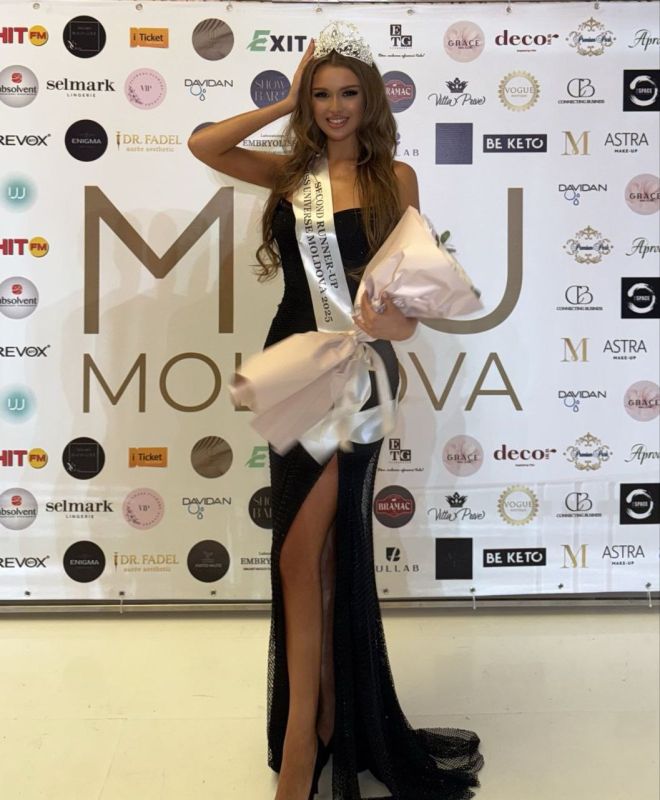 Дана Коваль из Тирасполя заняла третье место на конкурсе Miss Universe Moldova в Кишинёве