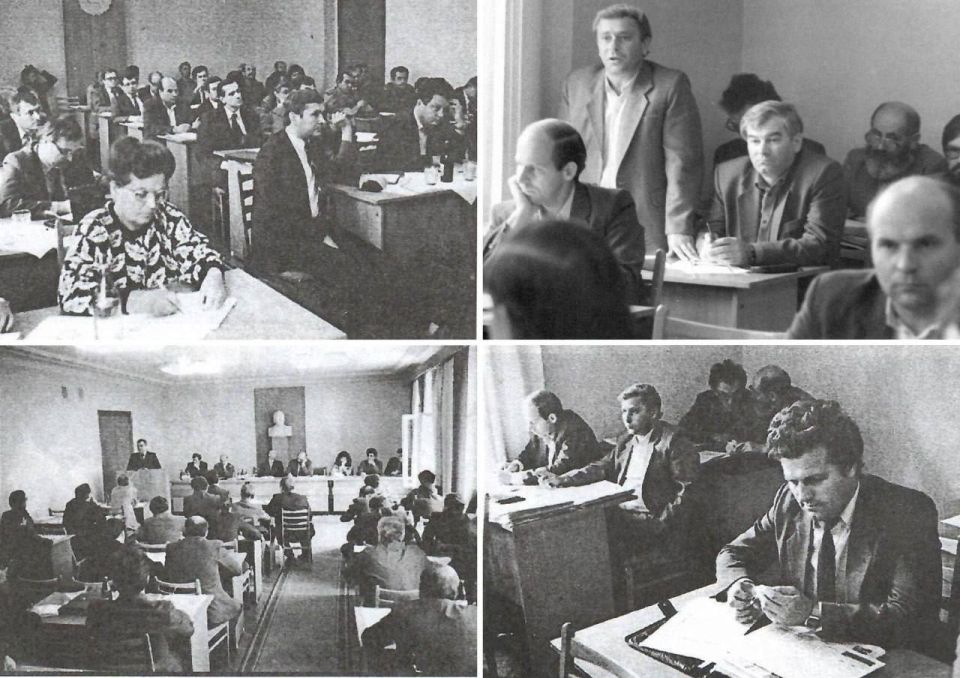 После провозглашения ПМР 2 сентября 1990 года был избран Временный Верховный Совет — первый орган власти республики После провозглашения ПМР 2 сентября 1990 года был избран Временный Верховный Совет — первый орган власти республики