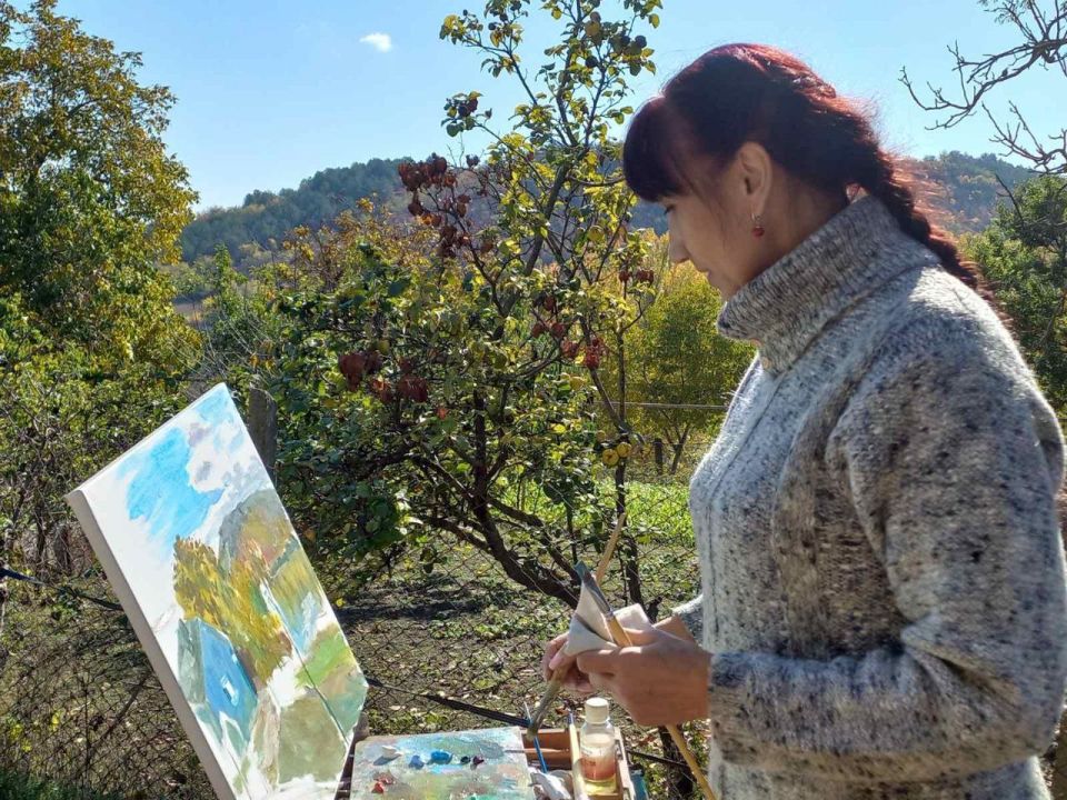 В селе Гояны прошёл творческий пленэр преподавателей художественных школ В селе Гояны прошёл творческий пленэр преподавателей художественных школ