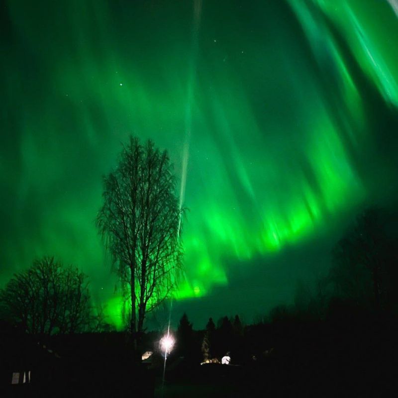 Северное сияние добралось даже до Подмосковья: Северное сияние добралось даже до Подмосковья: