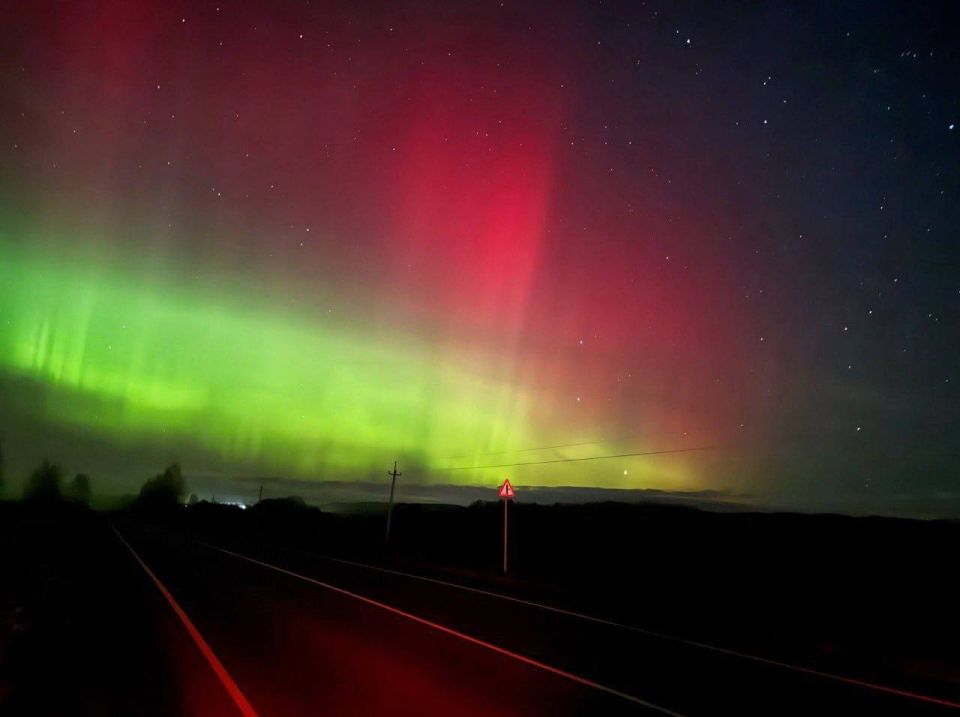 Северное сияние добралось даже до Подмосковья: Северное сияние добралось даже до Подмосковья: