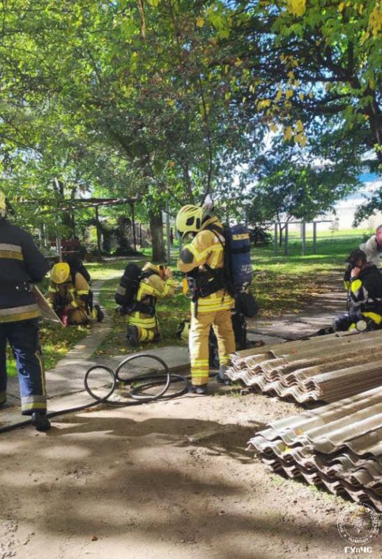 Учения пожарных в Бендерах Учения пожарных в Бендерах