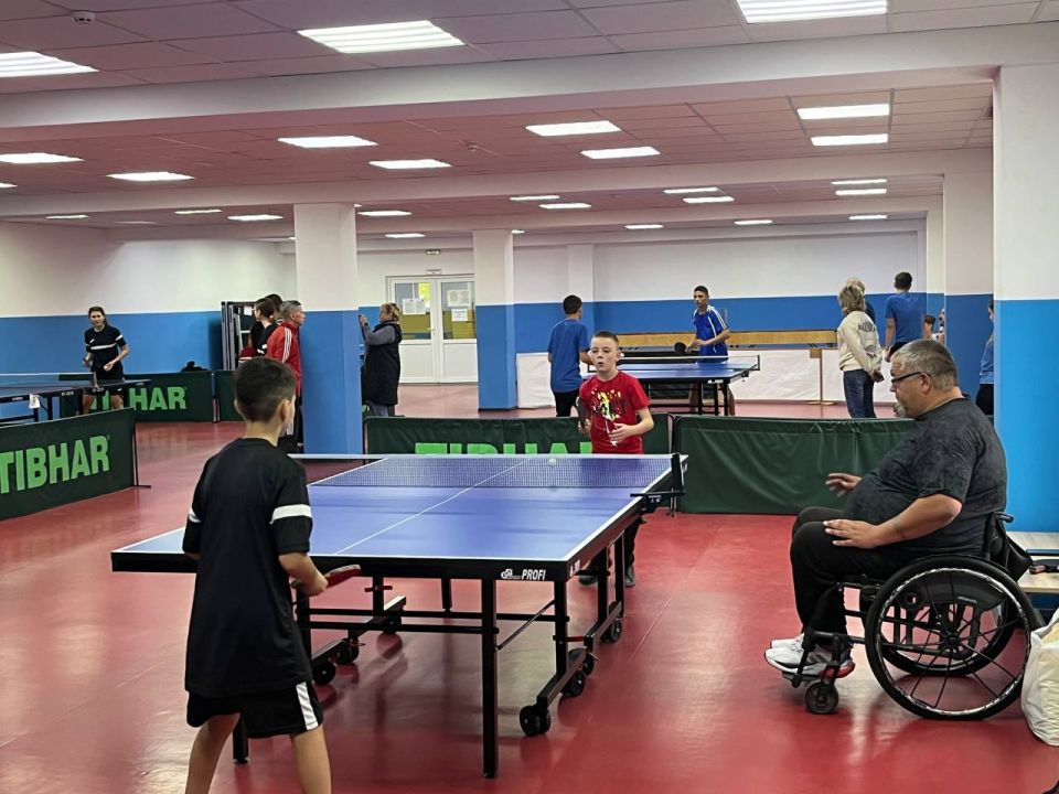 В ГУ «РСЦИ» проходит Первенство Приднестровской Молдавской Республики по настольному теннису среди команд специальных (коррекционных) организаций ПМР