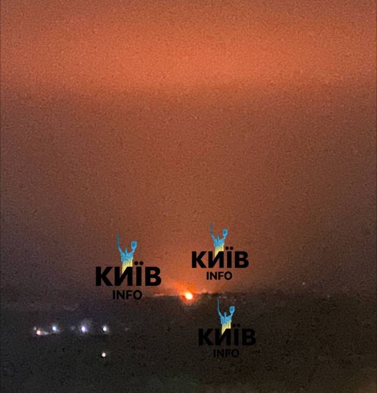 Ракетный удар "Искандером" по Киеву
