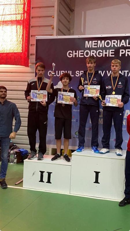 Приднестровские спортсмены – на турнире по настольному теннису в Кампулунге (Румыния)