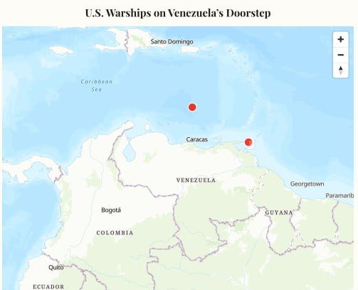 США закрыли воздушное пространство возле Пуэрто-Рико, что говорит о потенциальной подготовке ВВС к ударам по Венесуэле — западные СМИ США закрыли воздушное пространство возле Пуэрто-Рико, что говорит о потенциальной подготовке ВВС к ударам по Венесуэле — западные СМИ