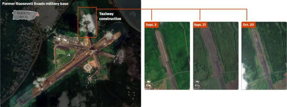 США модернизируют заброшенную бывшую военно-морскую базу времен Холодной войны в Карибском море — это может указывать на подготовку к военной операции в Венесуэле, — Reuters