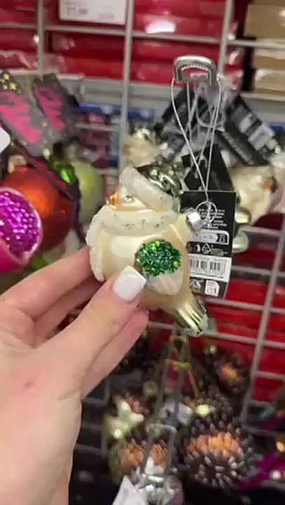 Ёлочные игрушки как из СССР завезли в гипермаркет