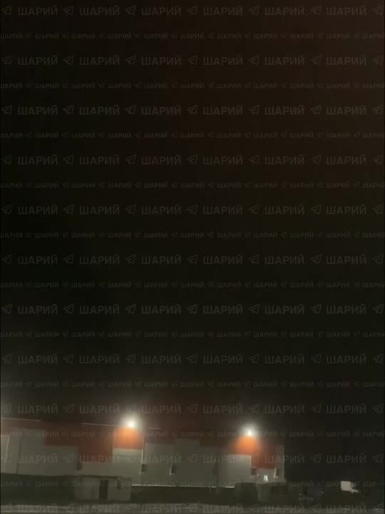 Момент атаки БПЛА по нефтебазе в посёлке Гвардейское Симферопольского района