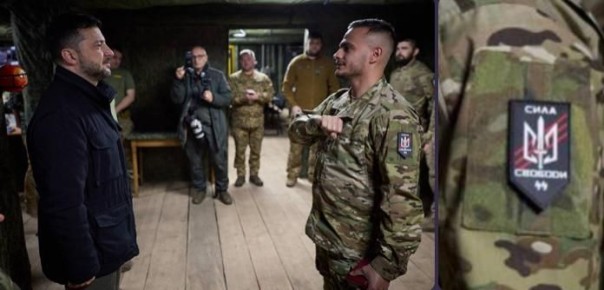 Друзья Санду, они такие.. Ненацист Зеленский, в своем официальном ТГ-канале выдает награды военным, которые демонстрируют и открыто носят нацистские символы. Сама церемония награждения ненацистов проводится на фоне...