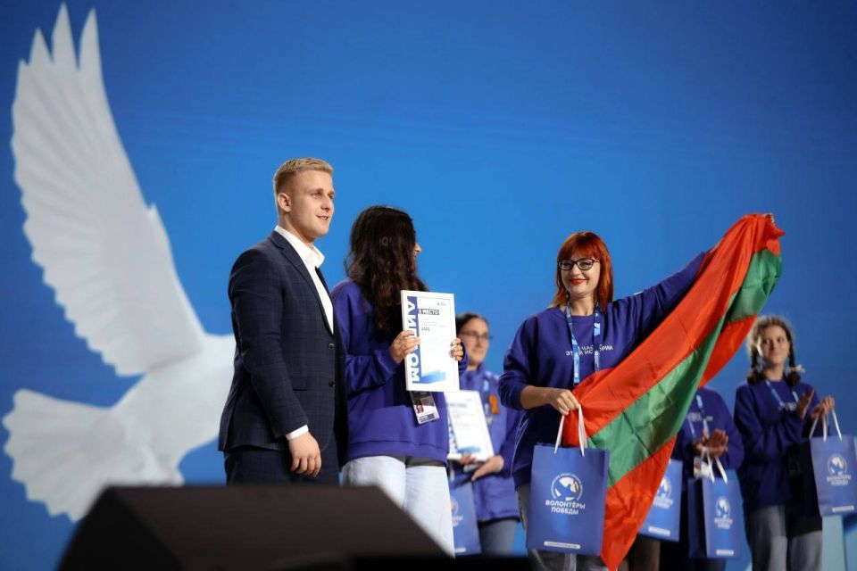 Приднестровские «Волонтёров Победы» признаны лучшим международным представительством 2025 года по итогам премии «Готов к Победам» Приднестровские «Волонтёров Победы» признаны лучшим международным представительством 2025 года по итогам премии «Готов к Победам»