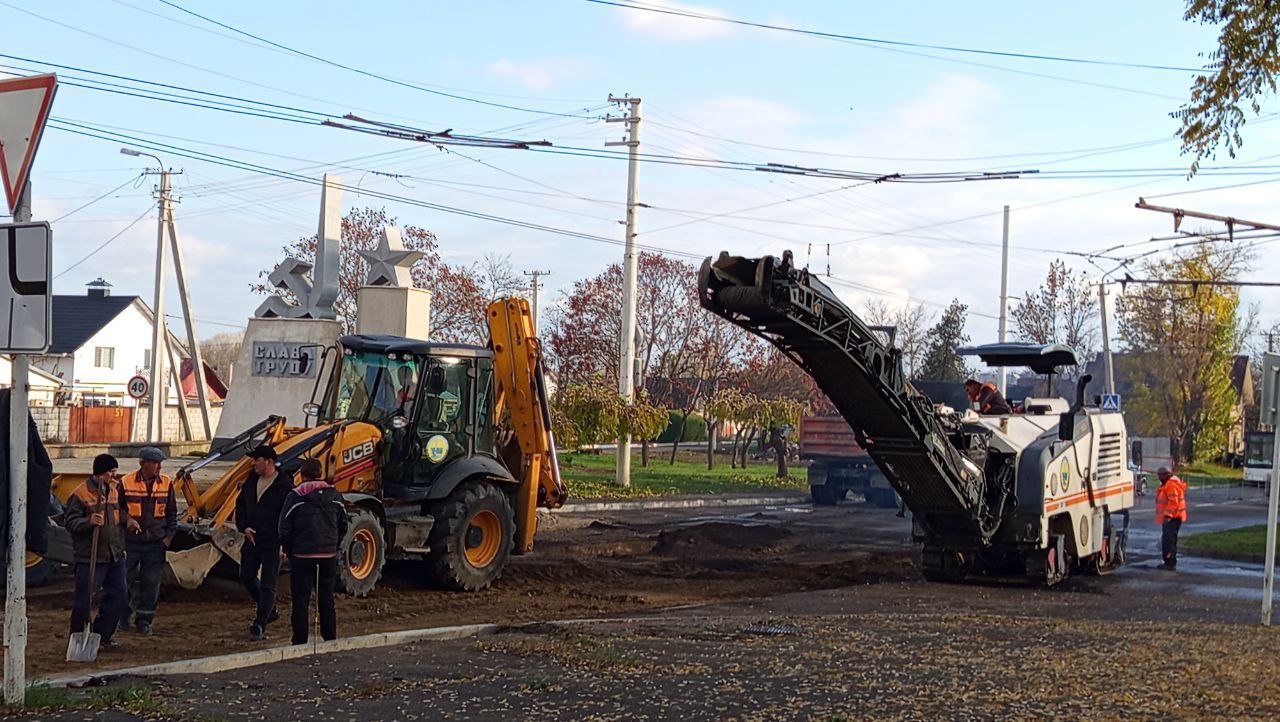 Ремонт улицы Тамары Крючок — на финишной прямой Ремонт улицы Тамары Крючок — на финишной прямой