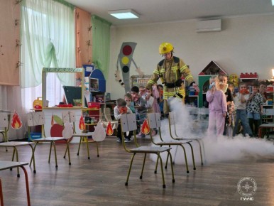 В столичном детсаду «Ладушки» дети прошли настоящий урок безопасности