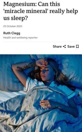Магний — важнейшая добавка на планете прямо сейчас — BBC назвали его «чудо-таблеткой», без которой организм буквально разваливается