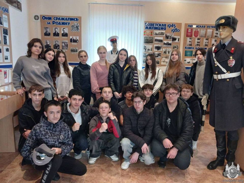 На экскурсии в Рыбницком ОВД