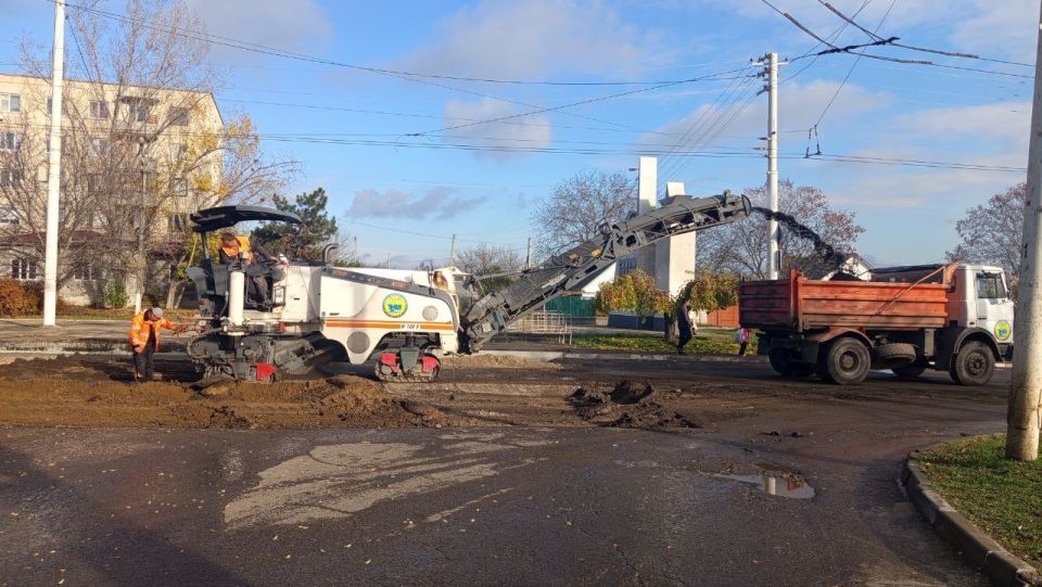 В Бендерах завершают капитальный ремонт улицы Тамары Кручок