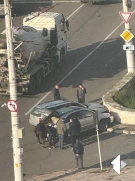 Авария в Тирасполе на Балке на перекрестке возле Оскара