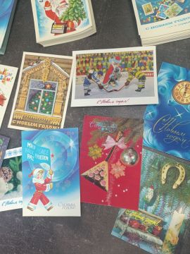 Почта Приднестровья продаёт настоящие советские новогодние открытки