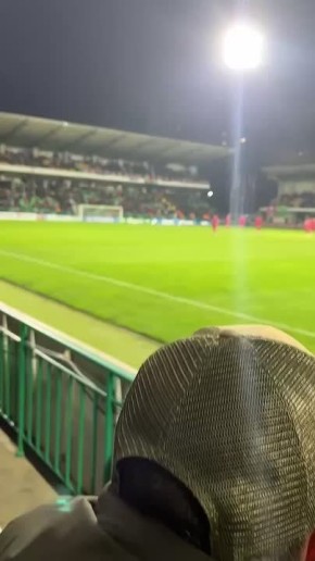 Второй тайм вчерашнего матча немного задержался