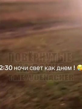 Кадры мощного пожара на газокомпрессорной станции после ударов БПЛА «Герань-2» в Харьковской области