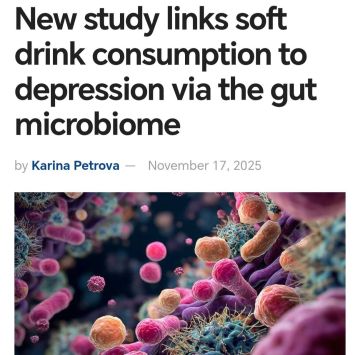 Сладкая газировка приводит к депрессии — исследование