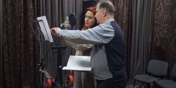 Народный вокальный коллектив "Сперанца" готовится к выступлению