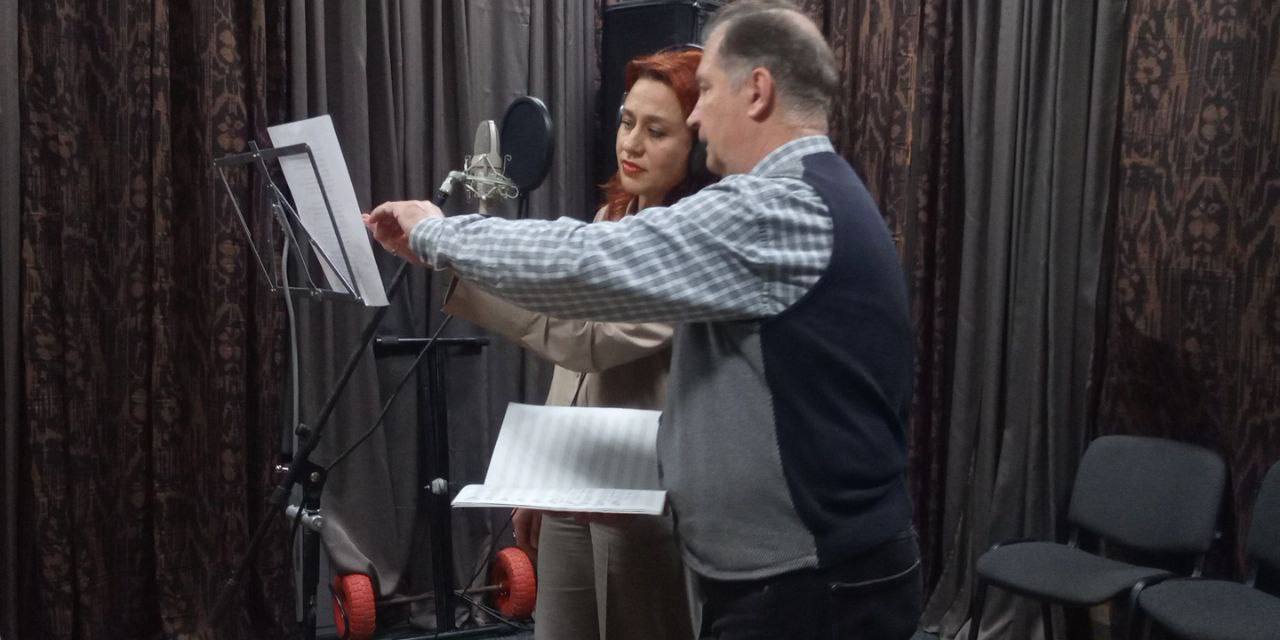 Народный вокальный коллектив "Сперанца" готовится к выступлению