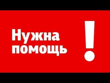 Внимание: нужна помощь!