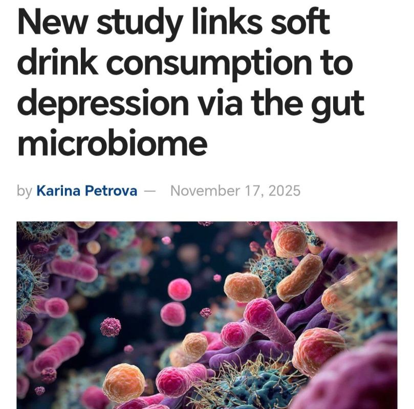 Сладкая газировка приводит к депрессии — исследование