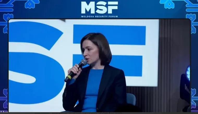 Президент Молдовы в ходе европейского форума безопасности поблагодарила зарубежных партнёров за инвестиции в оборону Молдовы